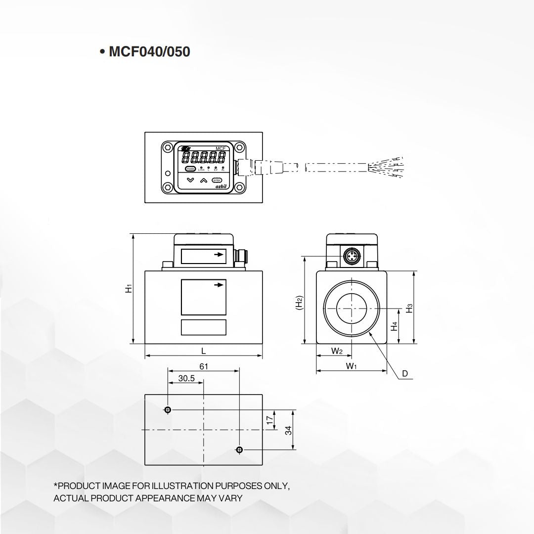MCF0400ARND010000 | Air Flowmeter MCF0400ARND010000 | Air Flowmeter